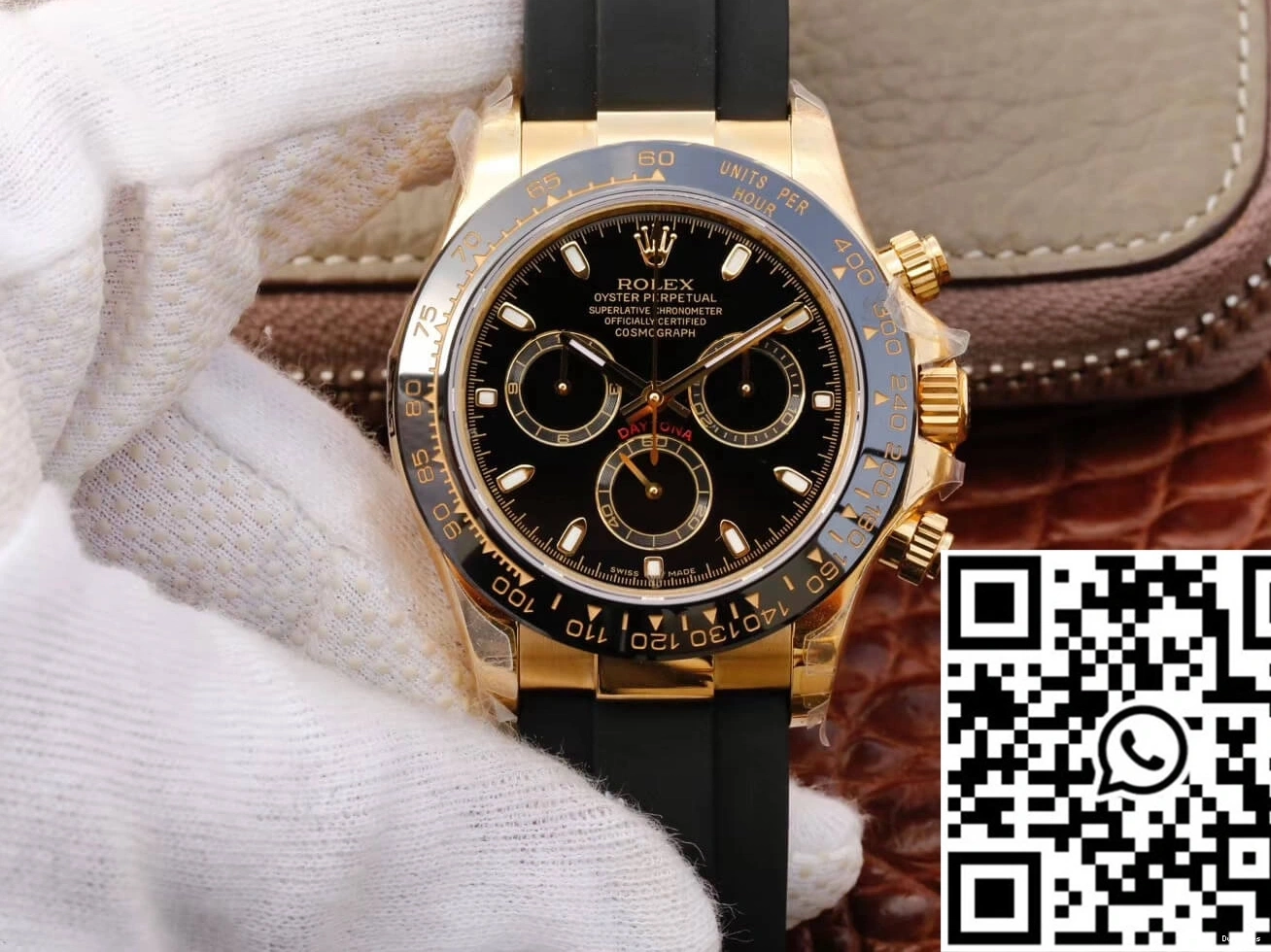 JH Dial Black M116518ln-0043 Factory Rolex Daytona Cosmograph 0112